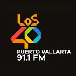 LOS40 Puerto Vallarta - 91.1 FM - XHPTOJ-FM - Radiópolis - Puerto Vallarta, Jalisco — Mexico लोगो