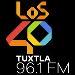 LOS40 Tuxtla - 96.1 FM - XHTGZ-FM - Radio Núcleo - Tuxtla Gutiérrez, Chiapas — Mexico شعار