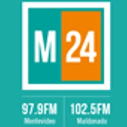 M24 - 97.9 fm MVD y 102.5 fm Maldonado — Uruguay logo