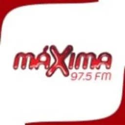  MAXIMA 97.5 (Cancún) - 97.5 FM - XHCAN-FM - Grupo Radio SA - Cancún, Quintana Roo — Mexico شعار