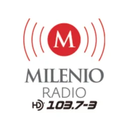  MILENIO RADIO 103.7 (MTY) - 103.7 HD3 - XHTKR-FM - Multimedios Radio - Monterrey, Nuevo León — Mexico شعار