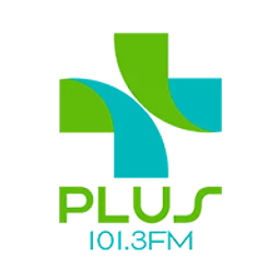 Plus 101.3 logo — El Salvador