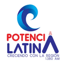 Potencia Latina 1380 AM logo — Colombia