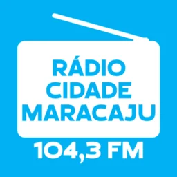  Rádio Cidade Maracaju 104.3 FM logo — Brazil