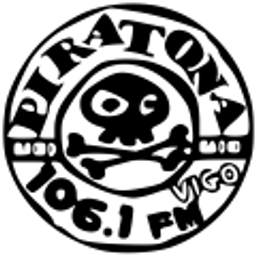 Radio Piratona 106.1 FM Vigo — Spain logo