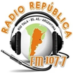 Radio Republica - FM 107.7 - Rio Tala — Argentina logo