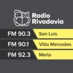 Radio Rivadavia Villa Mercedes 90.1 FM — Argentina logo