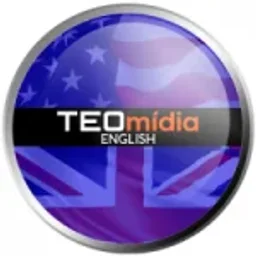 Rádio Teomidia English — Brazil logo