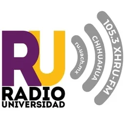  RADIO UNIVERSIDAD 105.3 (Chihuahua) - 105.3 FM - XHRU-FM - Universidad Autónoma de Chihuahua - Chihuahua, Chihuahua — Mexico شعار