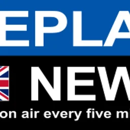 REPLAY NEWS - English           News radio every 5 minutes logo — The United Kingdom Of Great Britain And Northern Ireland