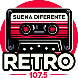 Retro 107.5 (GDL) - 107.5 FM - XHVOZ-FM - Grupo Audiorama Comunicaciones - Guadalajara, Jalisco logo — Mexico