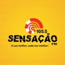 Sensação FM 105.5 Mhz (Rio Pomba - MG) (ZYN228) — Brazil logo