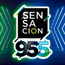  SENSACIÓN 95.5 (Xalapa) - 95.5 FM - XHTP-FM - Oliva Radio - Xalapa, Veracruz — Mexico شعار