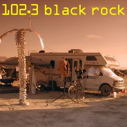 SomaFM Black Rock FM (32k) — The United States Of America logo