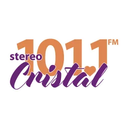 STEREO CRISTAL 101.1 (Querétaro) - 101.1 FM - XHJHS-FM - Grupo Radar - Querétaro, Querétaro — Mexico شعار
