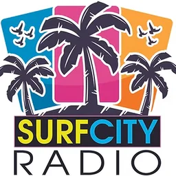 SURF CITY RADIO — The United States Of America logo