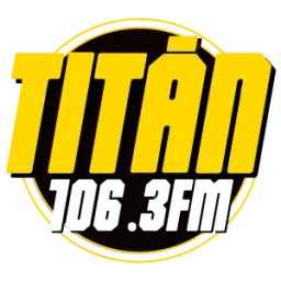 TITÁN 106.3 (Villahermosa) - 106.3 FM - XHRVI-FM - PUBLILUM (PubliLu Medios) - Villahermosa, Tabasco — Mexico شعار