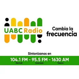  UABC RADIO 104.1 (Mexicali) - 104.1 FM - XHBA-FM - Universidad Autónoma De Baja California - Mexicali, Baja California — Mexico شعار