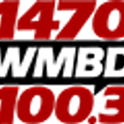 WMBD 1470 AM 100.3 FM Peoria News and Talk — The United States Of America logo
