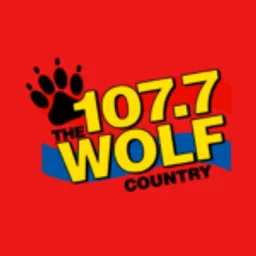 WPFX 107.7 "The Wolf" Luckey, OH — The United States Of America logo