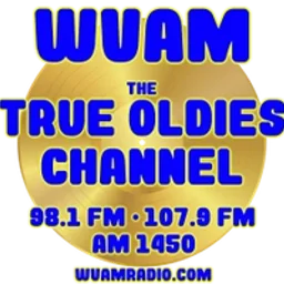 WVAM-AM 1450, FM 98.1 & 107.9 "The True Oldies Channel" Parkersburg, WV logo — The United States Of America