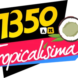 XEQK-AM - Tropicalísima 1350 - 1350 AM - IMER - Ciudad de México — Mexico شعار