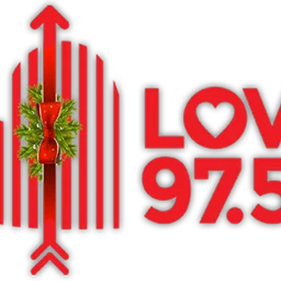 Xmas Love 97.5 logo — Greece