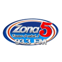Zona 5 93.3 logo — Peru